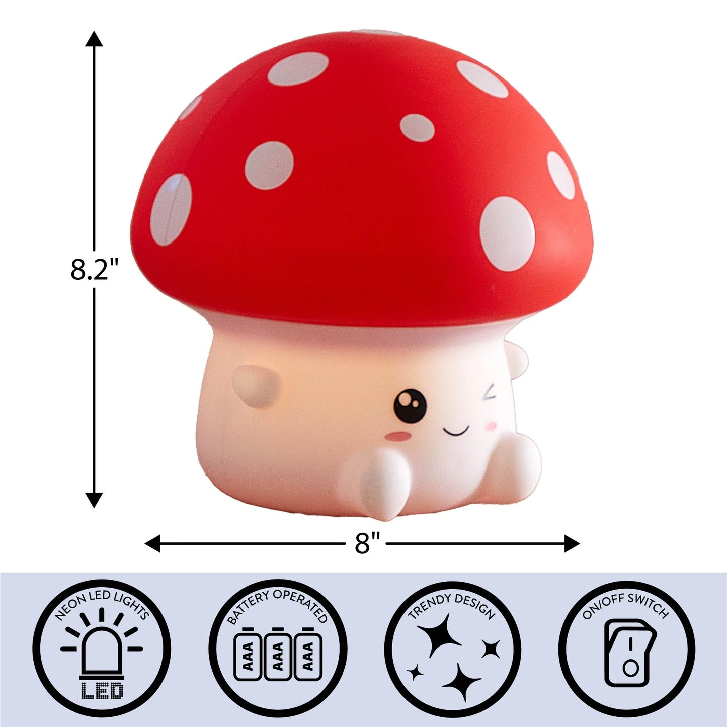 Mushroom Jumbo Squishy Mood Light
