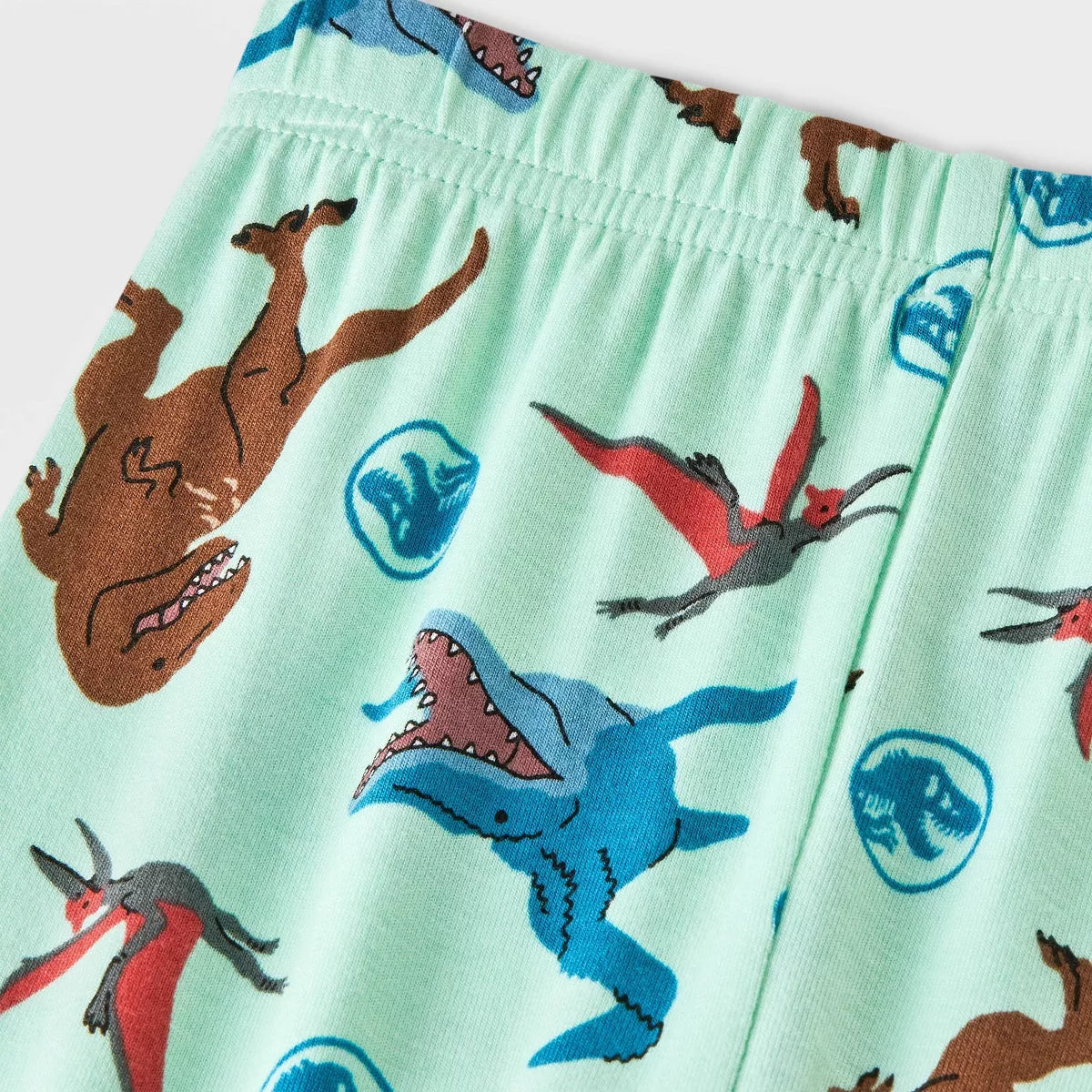 Toddler Boys' 2Pc Jurassic World Long Sleeve Viscose Snug Fit Pajama Set - Green